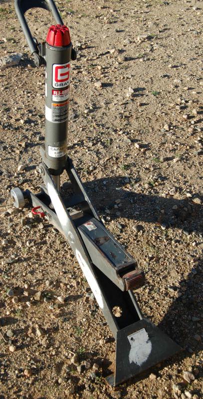 Gray flj-400h hydraulic 8000lb capacity walking beam jack car truck