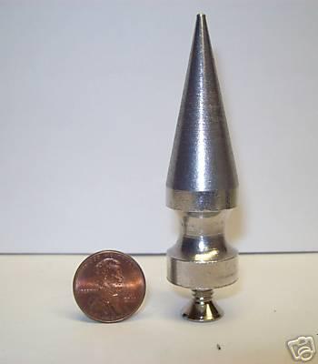 10 giant 2-3/4 inch polished aluminum tree spikes accent bolt spike studs biker