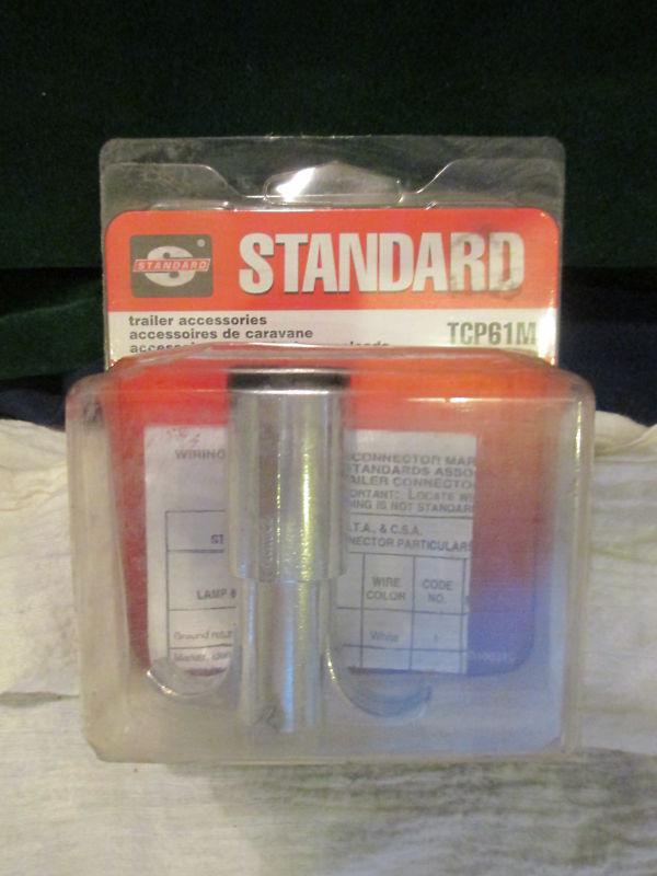 Nos nib standard motor products tcp61m 6 pole male trailer connector