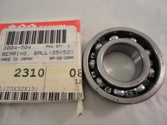 Arctic cat snowmobile  ball bearing balancer shaft right 25x52x15  zrt  3004-504