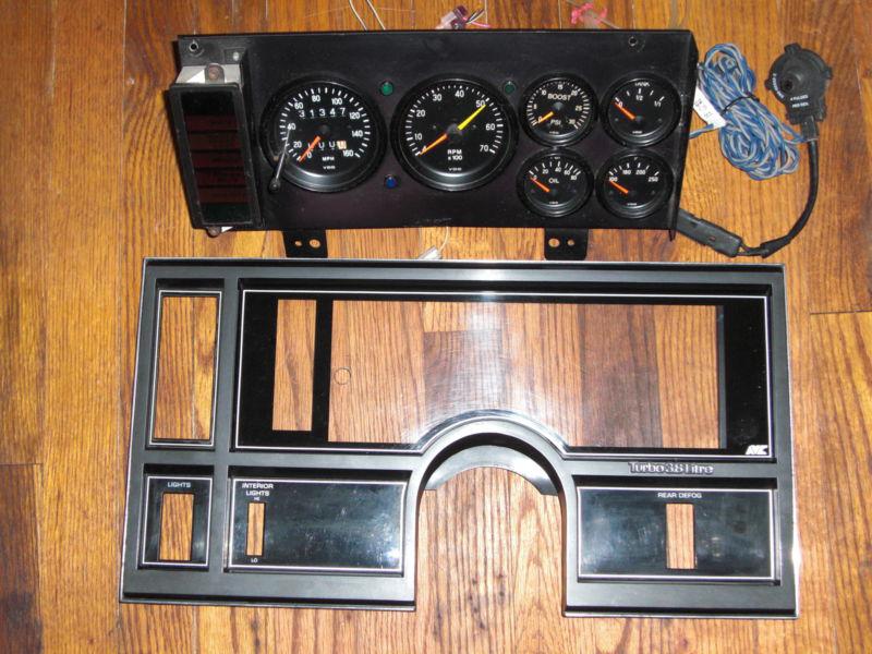 Buick grand national,gnx style dash  gauge cluster made by avc for 1987,1986