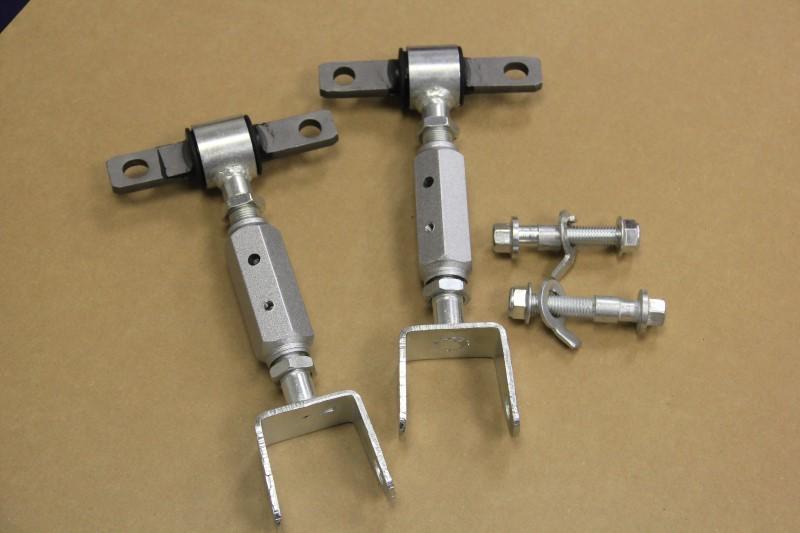 Silver adjustable front rear suspension camber kit civic 02-05 ep3 rsx 02-06 dc5