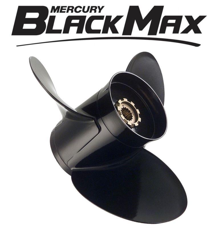 Mercury marine blackmax 3 blade aluminum prop propeller 13-1/4 x 17p 48-77344a45