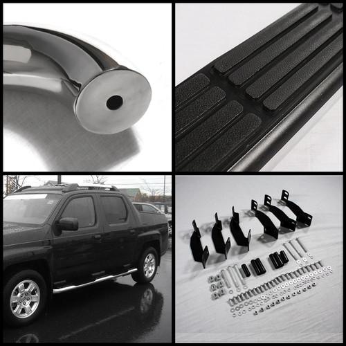 06-13 Honda Ridgeline Stainless Steel 3 inch Side Step Bars Running Board Pair, US $92.99, image 2