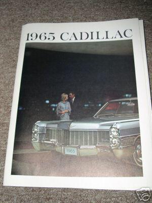 1965 cadillac eldorado deville de ville calias brochure