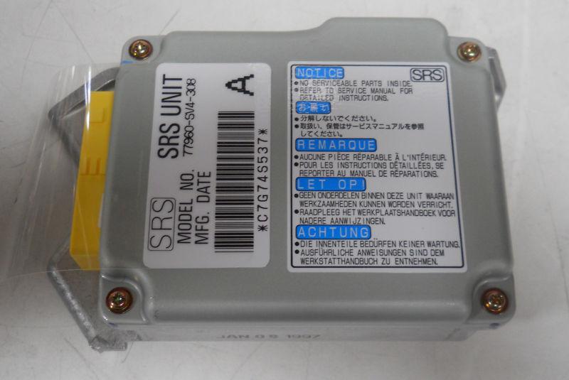 * new * honda accord 06772-sv4-308 airbag module/unit/controller *