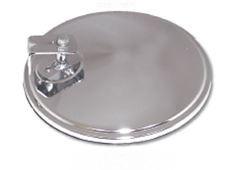 Mirror head 8" round convex offset mount chrome peterbilt kenworth freightliner