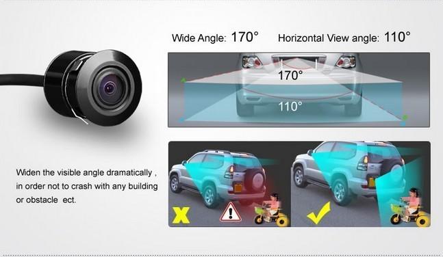 Universal car rear view camera night vision camera waterproof for car dvd player