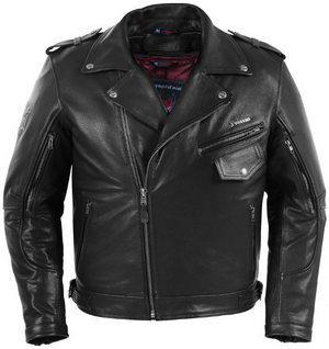 Pokerun outlaw 2.0 leather jacket black l/large
