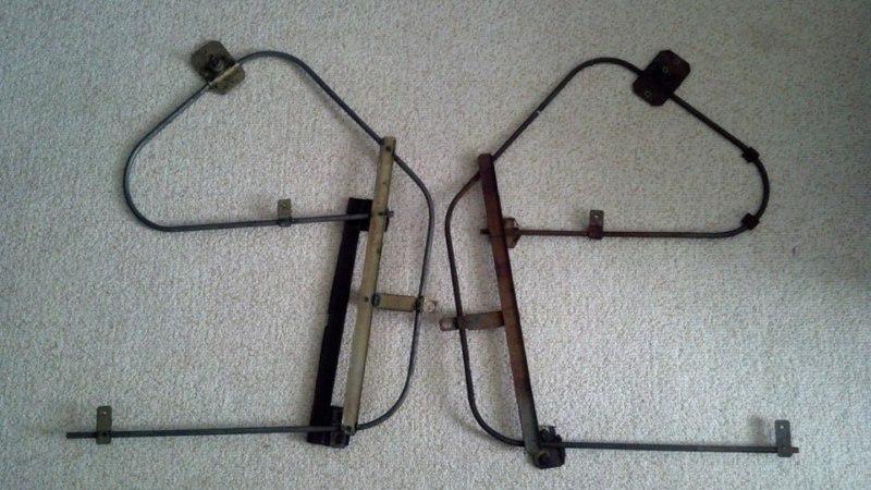 Vw bug beetle window regulator 65-68 set pair left right