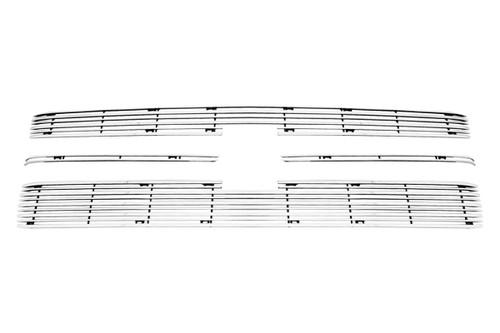 Paramount 36-4243 - 11-13 chevy silverado restyling 3d aluminum billet grille