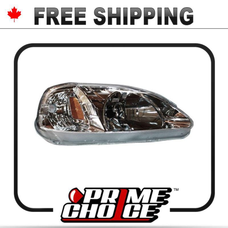 Prime choice new right passenger side headlamp headlight assembly replacement rh