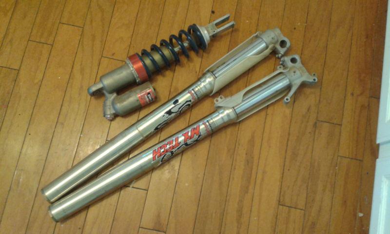 Cr, crf, honda, flat track suspension