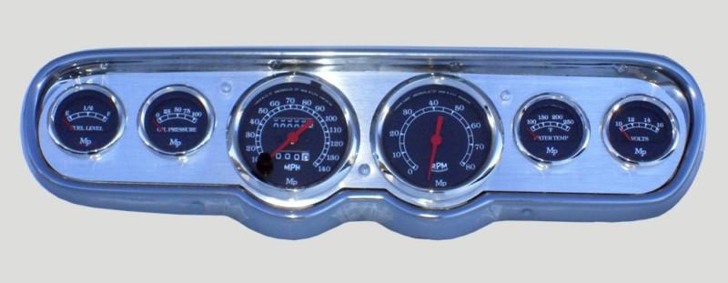 1965 1966 mustang chrome w/insert instrument dash panel