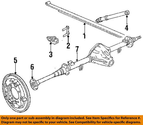 Dodge oem 4089314 rear suspension-shackle bracket