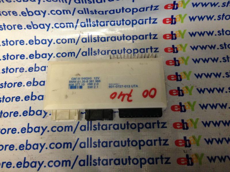  bmw e39 e38 gm iii high basic body module 1996-2003 oem used 525i 530i 540i 740