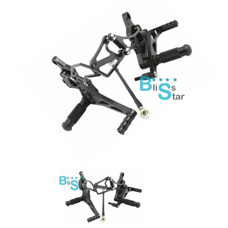 Buy Black CNC Adjustable Rear Sets Rearsets Fit Kawasaki ZX6R 2005
