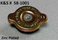 K&s motorcycle standard-pressure 16 psi radiator cap 58-1001