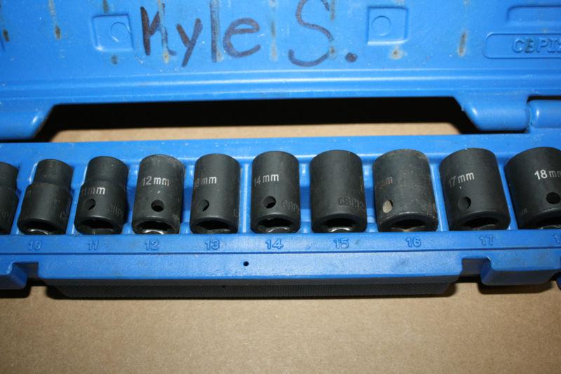 CORNWELL CBPI2M 3/8” Drive 6 Point 13 Piece Power MM Socket Set, US $45.99, image 3