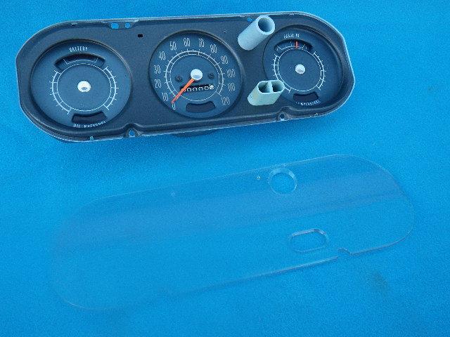 1967 pontiac gto/lemans speedometer cluster - restored original