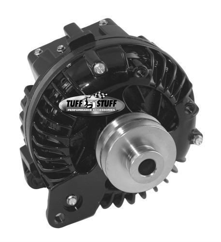 Tuff stuff replacement alternator 100 amps black 12v chrysler square back case