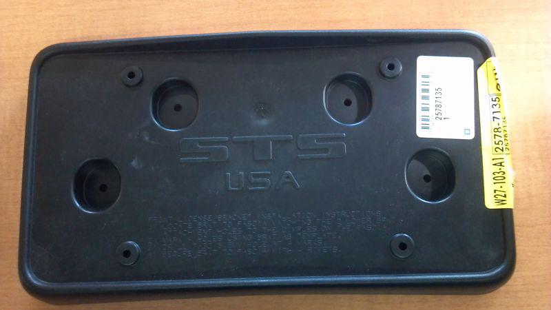 Cadillic sts license plate bracket pt # 25787135   fits 2008-2011 sts