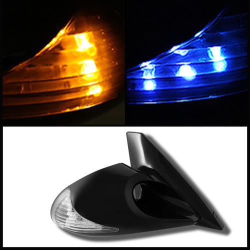 99-03 Mazda Protege Amber & Blue Side Led Turn Signal M3 Power Adjust Mirrors, US $25.99, image 3