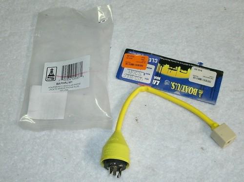 Boat us telephone cord adapter cord