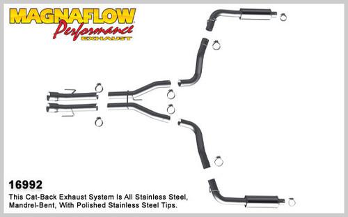 Magnaflow 16992 dodge viper stainless cat-back system performance exhaust