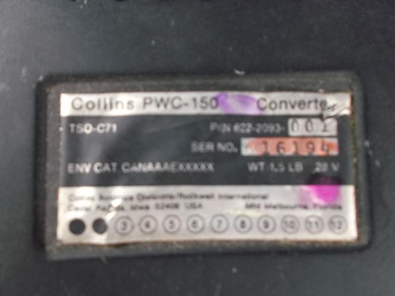 Collins PWC 150 622-2093-001, US $49.99, image 2