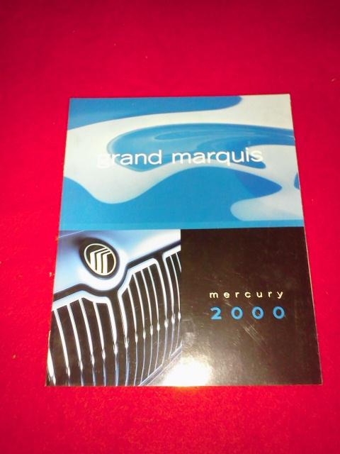 2000 mercury grand marquis sales dealer brochure