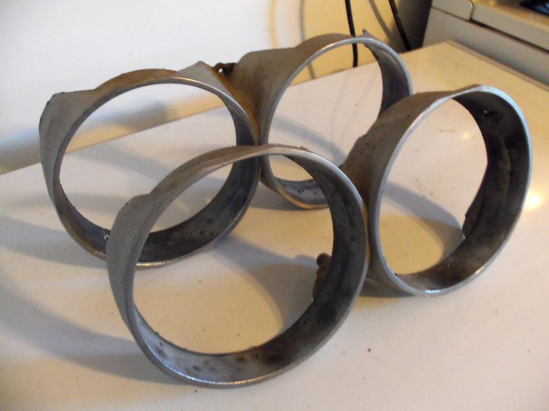 Headlight bezels/rings l&r 1969 dodge polara monaco mopar