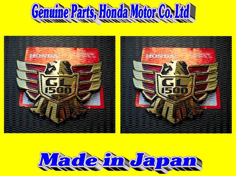 Honda goldwing  1500 genuine eagle side cover emblem made in japan 000/2bs15