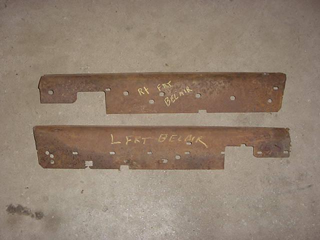 1959 60 door panel top rail front pair for 4 door belair biscayne wagon only 