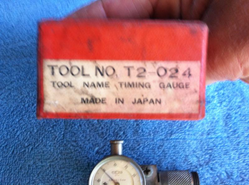 Buy VINTAGE ORIGINAL SUZUKI IGNITION TIMING DIAL GAUGE INDICATOR T2024 IN BOX NICE in Laguna