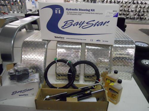 NEW BAYSTAR HYDRAULIC STEERING SYSTEM 4 OUTBOARD MOTOR, US $489.00, image 3