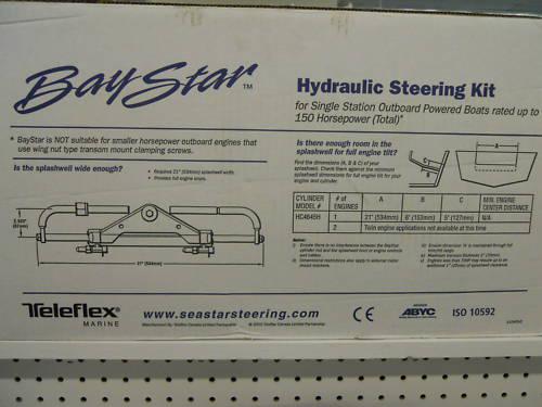 NEW BAYSTAR HYDRAULIC STEERING SYSTEM 4 OUTBOARD MOTOR, US $489.00, image 4
