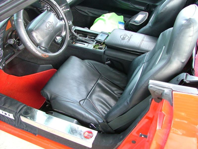 1984-1996 corvette c4 seat belt pull handles fast install/removal slides up/down