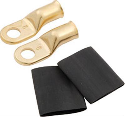 Allstar battery cable teminal eyelet 5/16" brass 2-gauge pair all76116