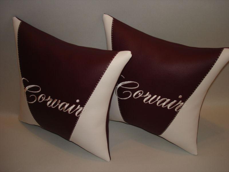 Corvair custom made pillow set to match your paint nice christmas gift 12 color