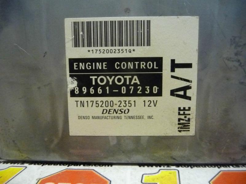99 toyota avalon engine computer ecu ecm 89661-07230 oem