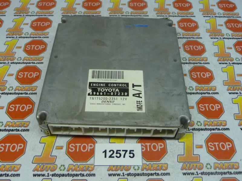 99 TOYOTA AVALON ENGINE COMPUTER ECU ECM 89661-07230 OEM, US $69.99, image 2
