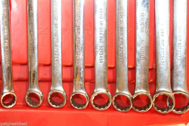 Buy SNAPON TOOLS SHORT METRIC COMBINATION 12Point WRENCH SET 9pc 10