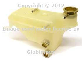 Mercedes w124 coolant expansion overflow tank genuine oem new + 1 yr warranty