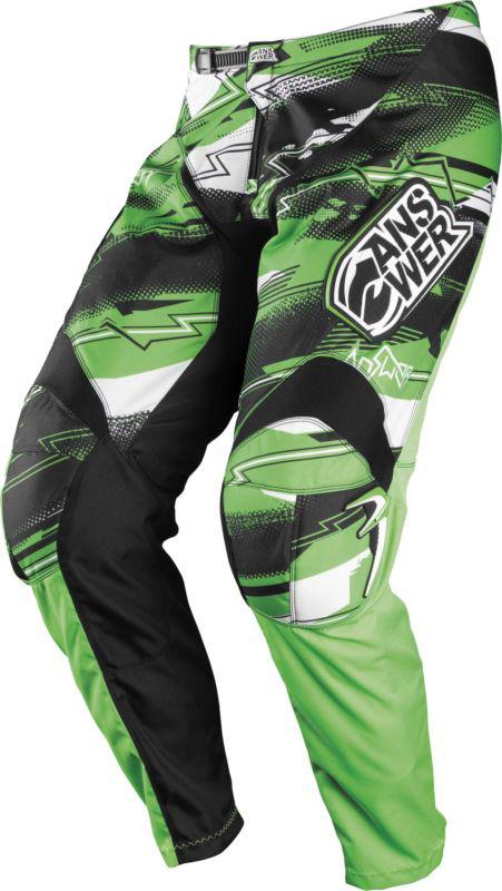 Answer a12 syncron motocross motorcycle pants green size 38