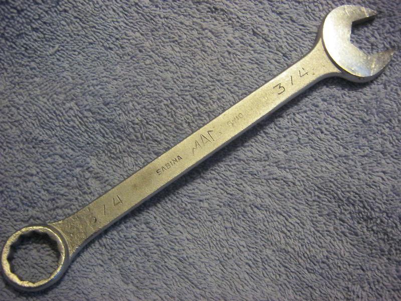 Vintage mac 3/4" combination wrench. cw24. sabina, ohio plant. 8 1/2" oal. vgc!!