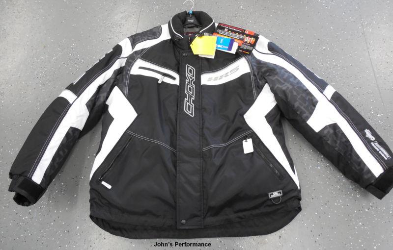 Buy Choko HR5 Black & White Mens Snowmobile Jacket Coat XL in Carey