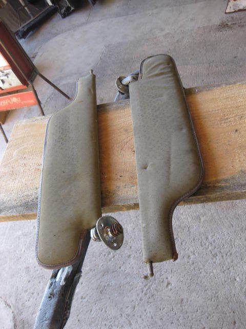 1968 69 70 71 72 gto chevelle 442 ge gold sunvisor set chevrolet pontiac