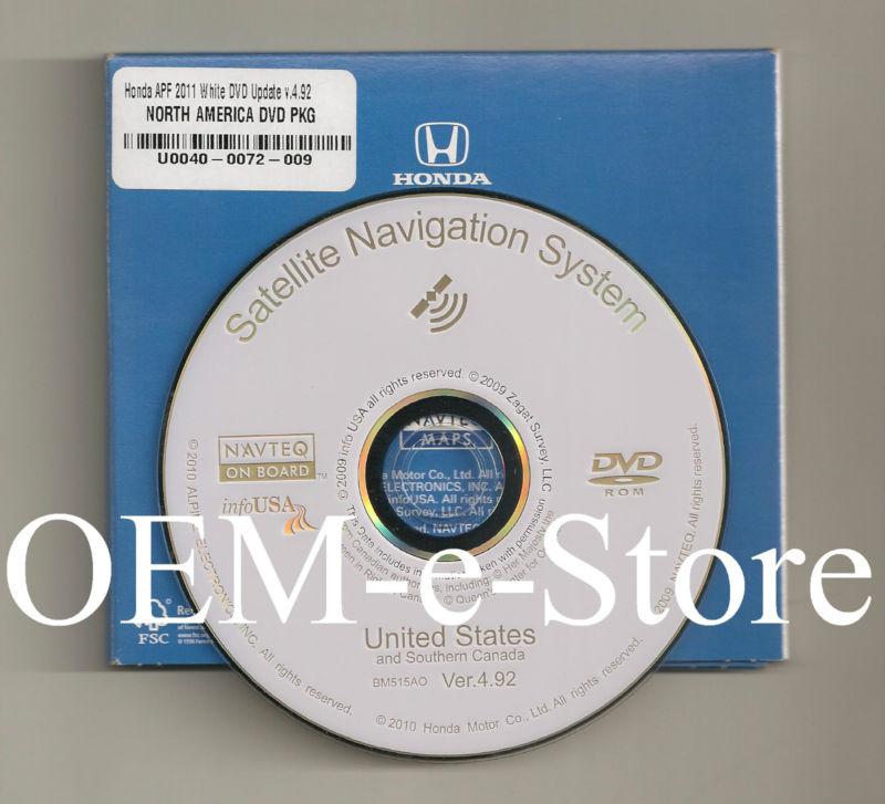 2011 Update 2006 2007 2008 2009 2010 2011 Honda Pilot EXL EX Navigation DVD Map, US $119.00, image 2