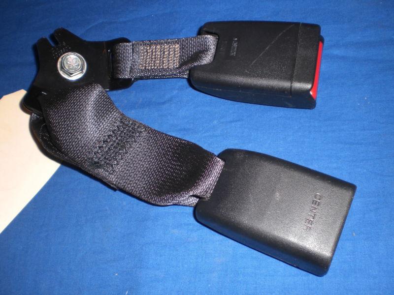 08-11 Impreza 2.5i Center & LH Buckle Rear Seat Belt Middle Latch Clip Driver, US $15.99, image 2